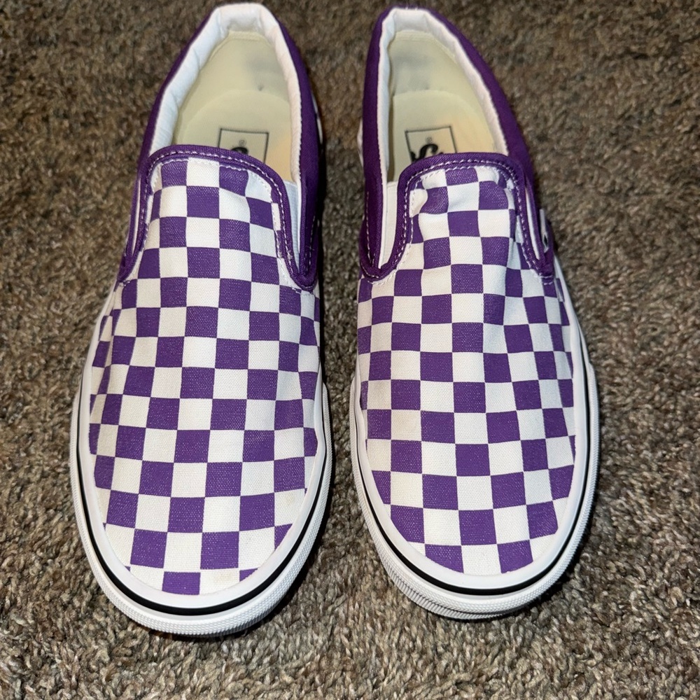 Vans Purple Checkered